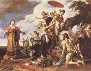 Peter Paul Rubens Odysseus and Nausicaa (mk08) France oil painting artist